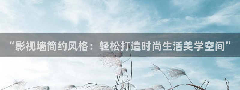 琪琪影院免费观看：“影视墙简约风格：轻松打造时尚生活美学空间”